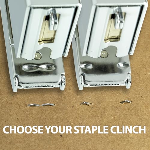 Modern Officemate Classic Plier Stapler Bundle with 10,000 Staples, Metal, for Daily Use